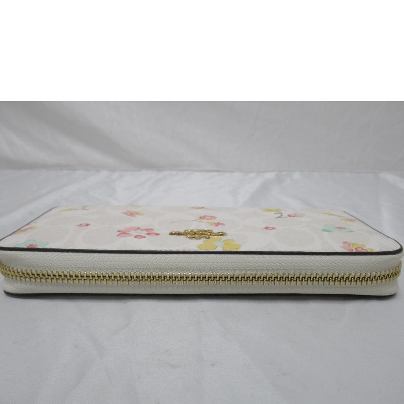 COACH/ラウンドファスナー長財布/ミスティカル フローラル/C8695//H20**/SAランク/63