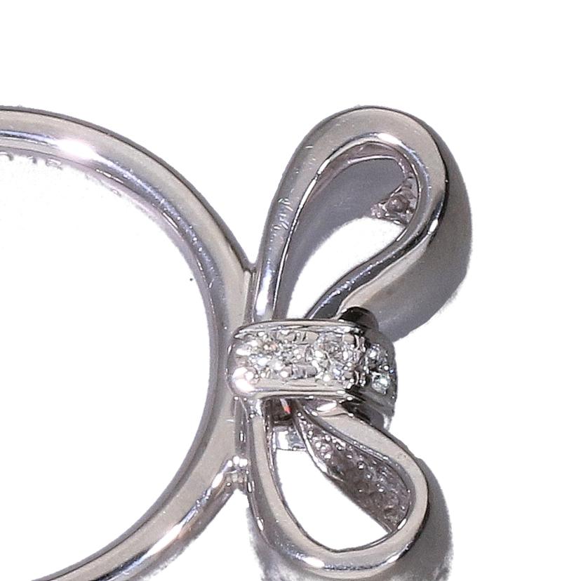 / K18WGダイヤリング0.15ct//ABランク/92