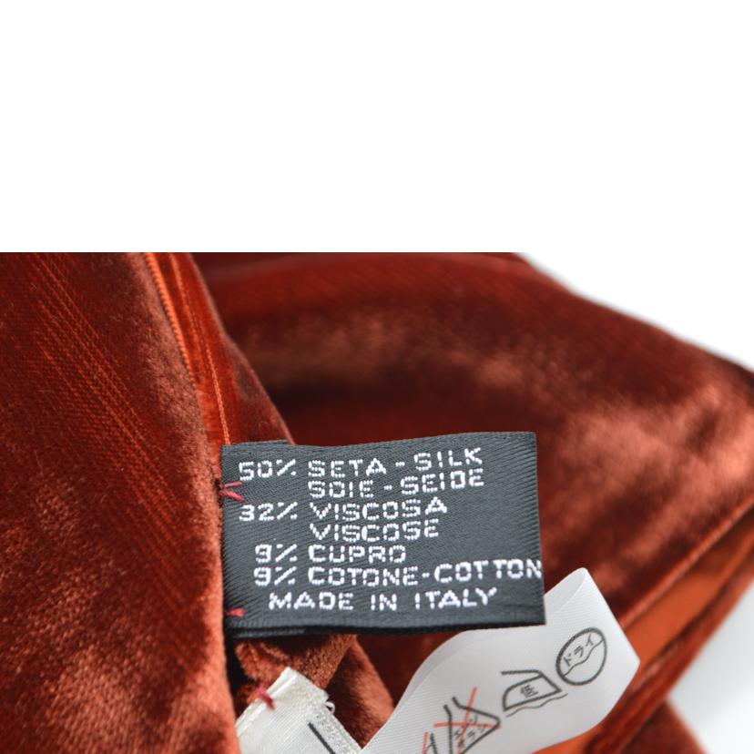 Ferragamo フェラガモ/フェラガモテラコッタオウムシルクベロアスカーフ//ABランク/89