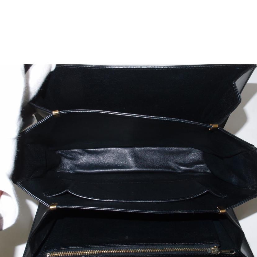 CELINE セリーヌ/馬車金具ショルダー/ブラック//Aランク/69