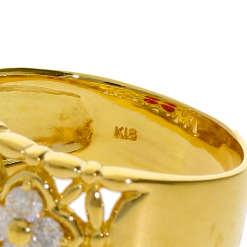 / K18ルビーダイヤリング0.64/D0.43ct//Aランク/05