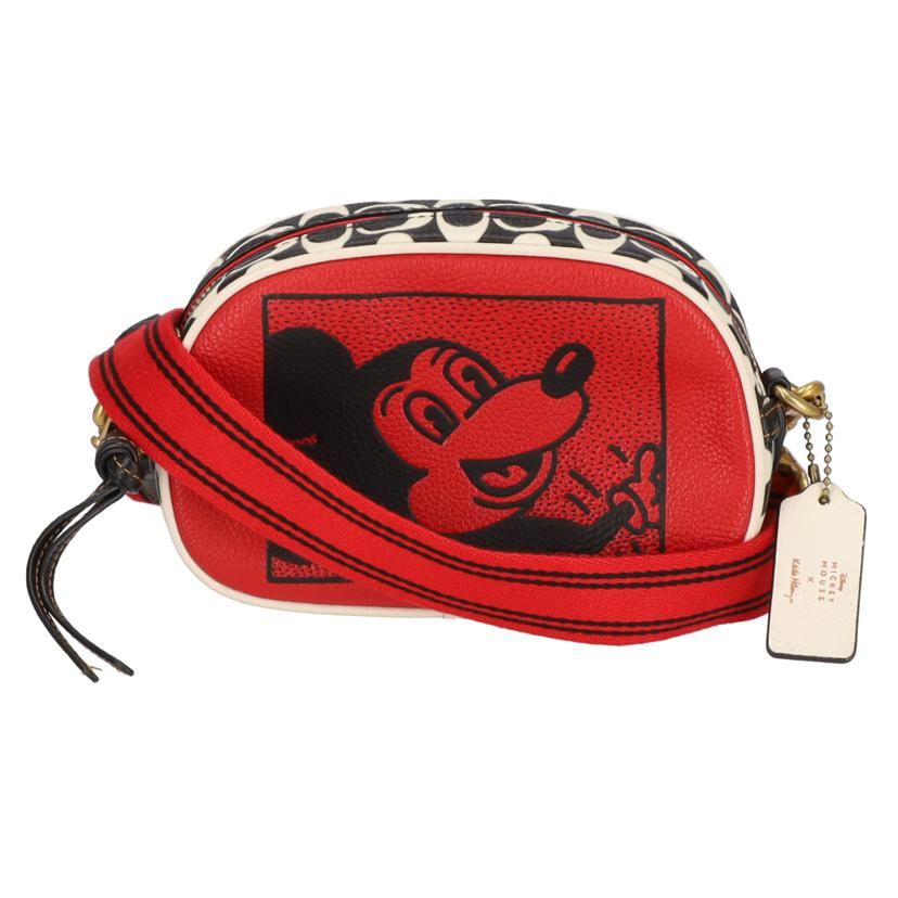 COACH コーチ/ミッキーマウス ショルダーポーチ//Aランク/70