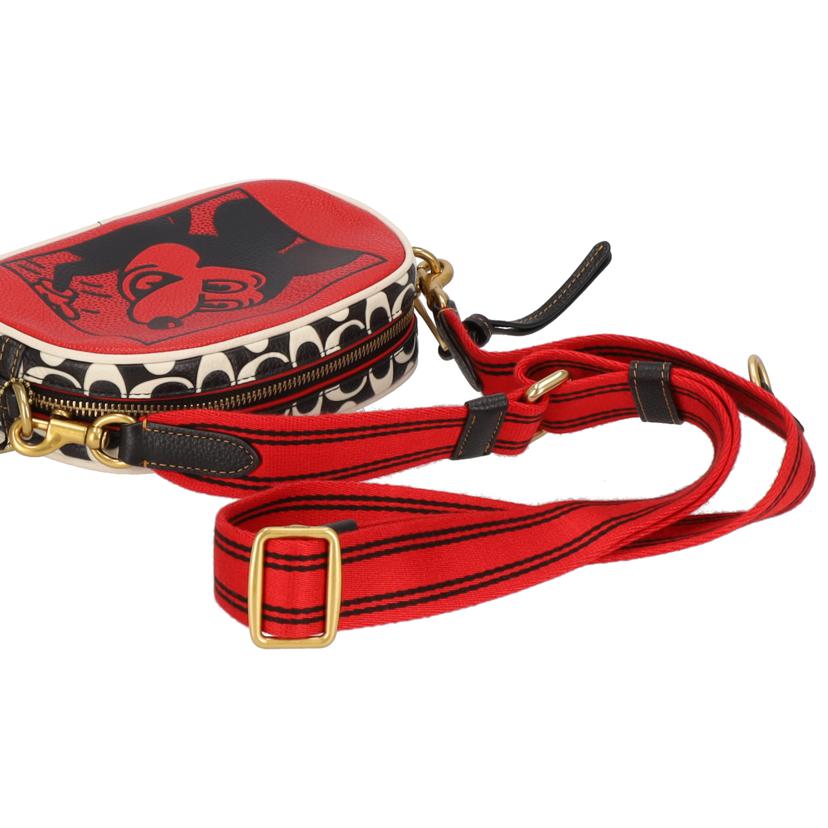 COACH コーチ/ミッキーマウス ショルダーポーチ//Aランク/70