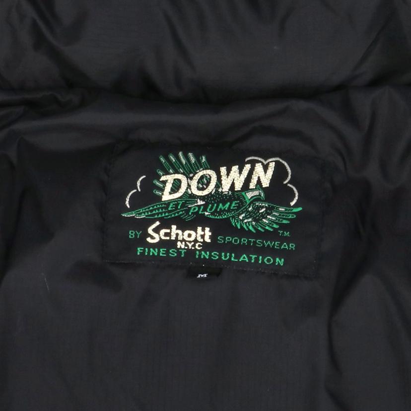 Schott ショット/ナイロンハイブリットダウンジャケット/ブラック/3182018//ABランク/18