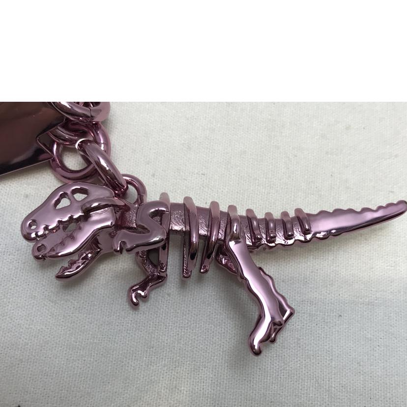 COACH コーチ/REXY チャームキーチェーン ピンク//Aランク/51