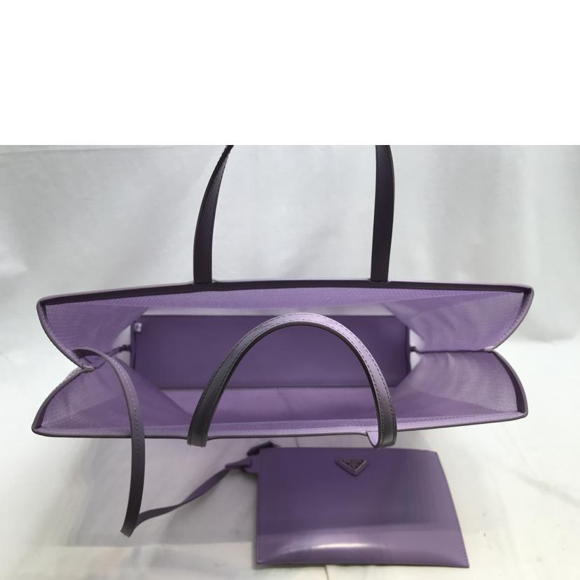 PRADA プラダ/スパンコールメッシュトート リリウム/1BG416//Aランク/51