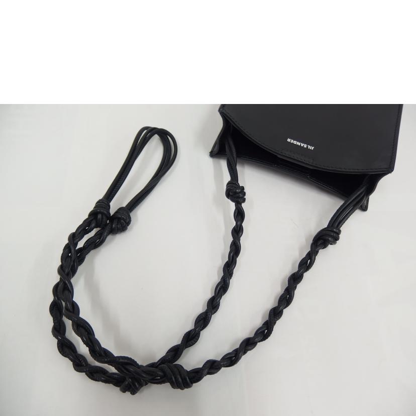 JIL SANDER/JIL SANDER レザーショルダーバック/BK//Aランク/82