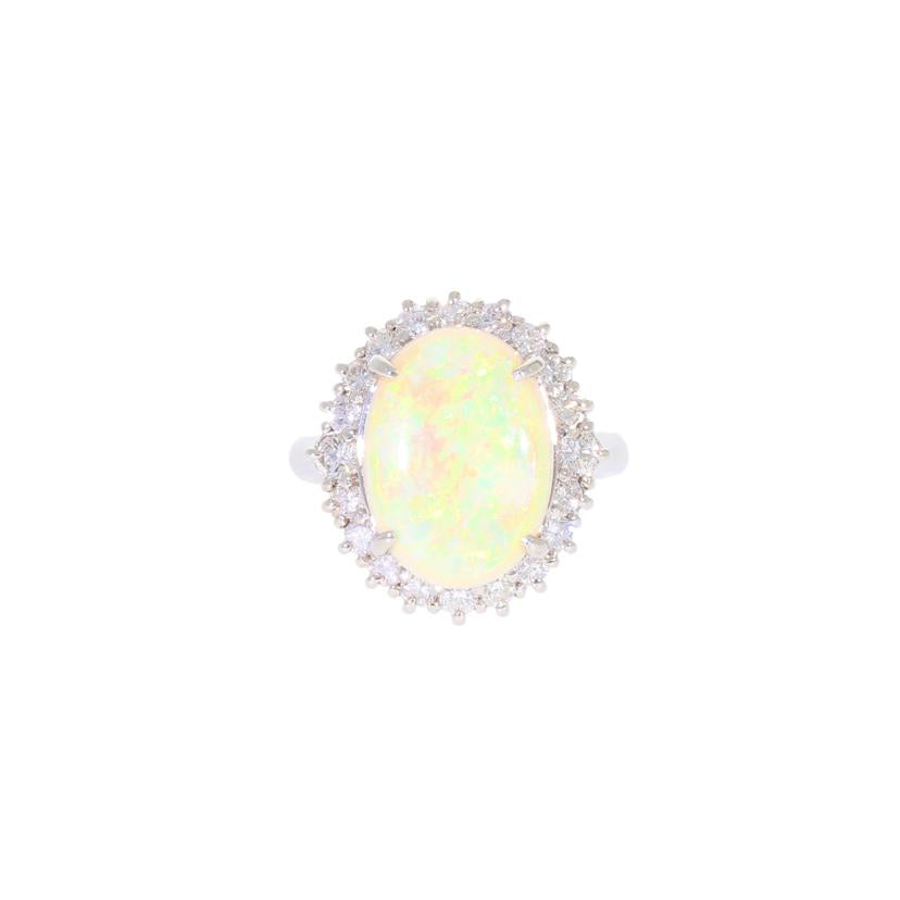 /◎ PT900オパールダイヤリング3.147/D0.718ct//Aランク/59