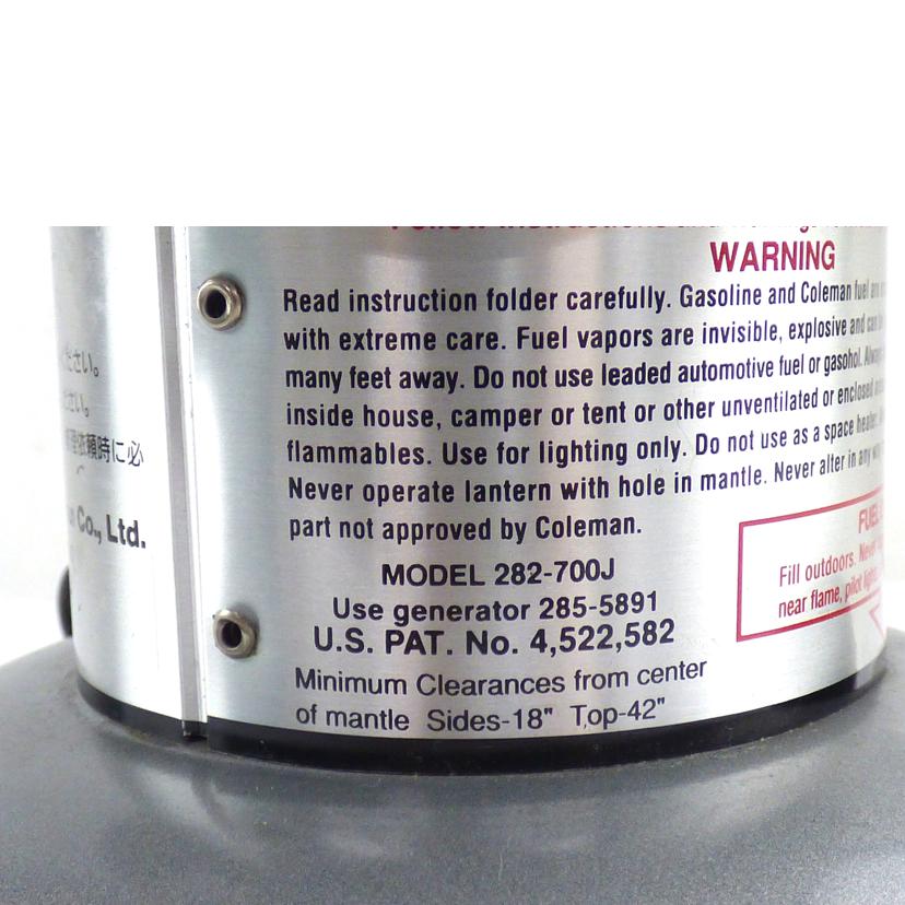 Coleman コールマン/ワンマントルランタン282/282-700J//Bランク/64