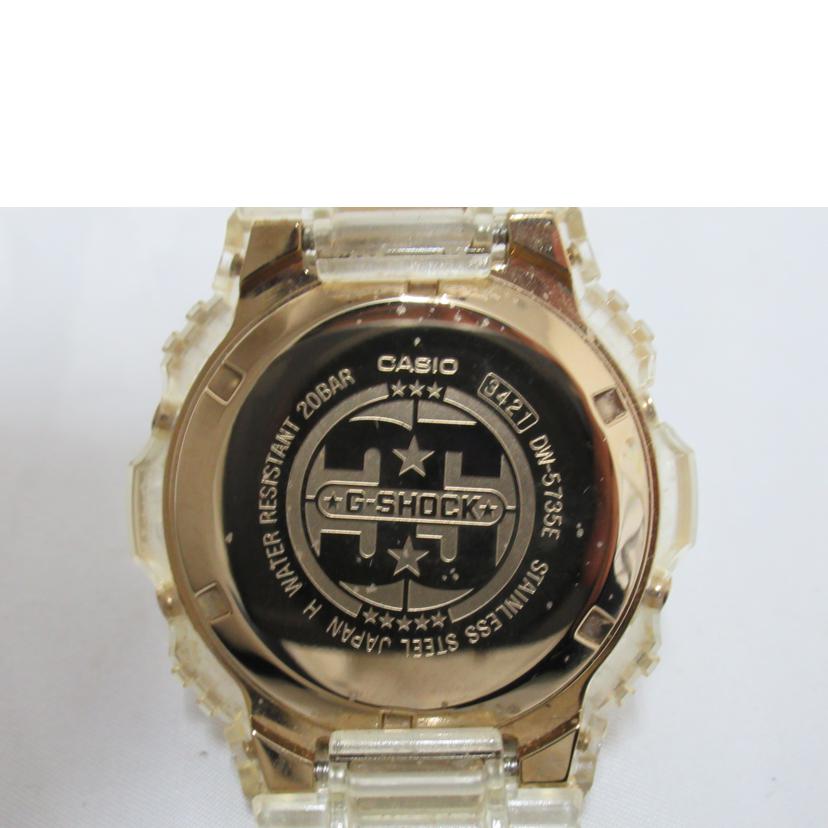 CASIO/G-SHOCK/35周年記念モデル/グレイシアゴールド/クォーツ/DW-5735E//Bランク/63