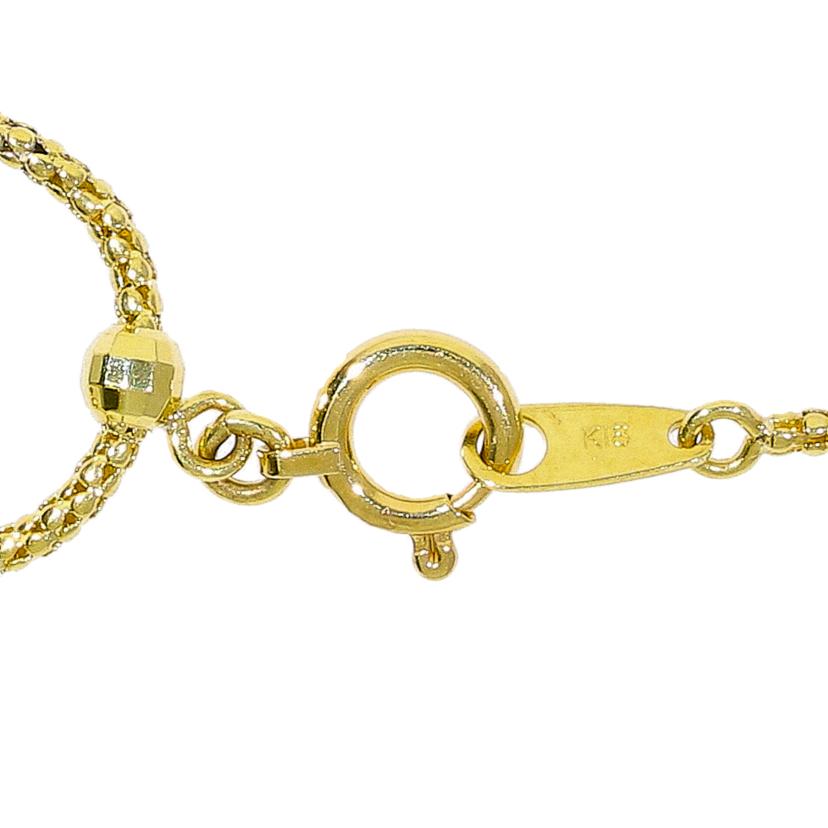 / K18パールダイヤネックレス0.44ct//Aランク/75