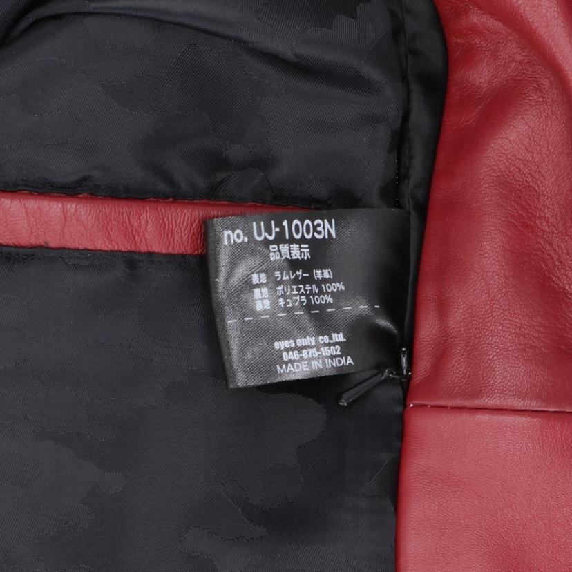 UNION JAP ユニオンジャップ/シングルライダースジャケット/赤茶//Aランク/18