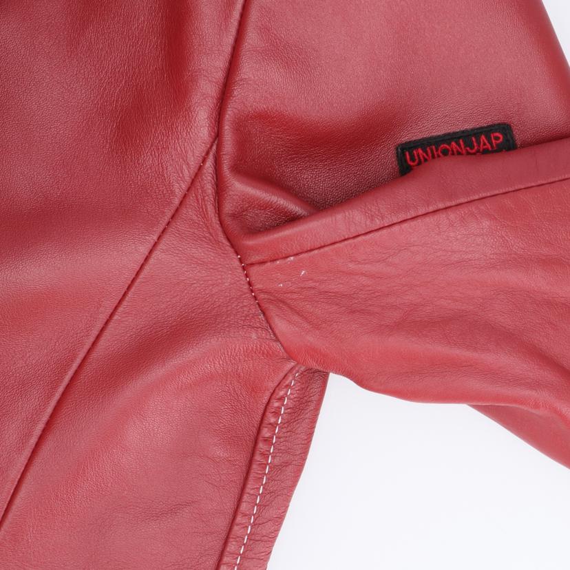 UNION JAP ユニオンジャップ/シングルライダースジャケット/赤茶//Aランク/18