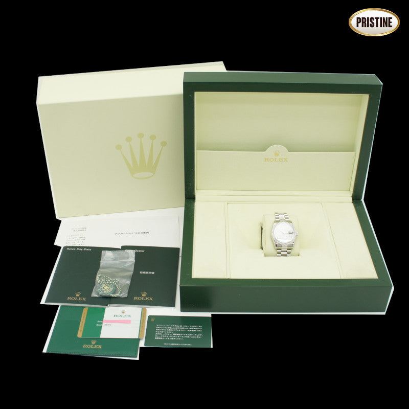 ROLEX ロレックス/デイデイト/ベゼルダイヤ/ダイヤ文字盤/プラチナ/118346//Y85*****/Aランク/75