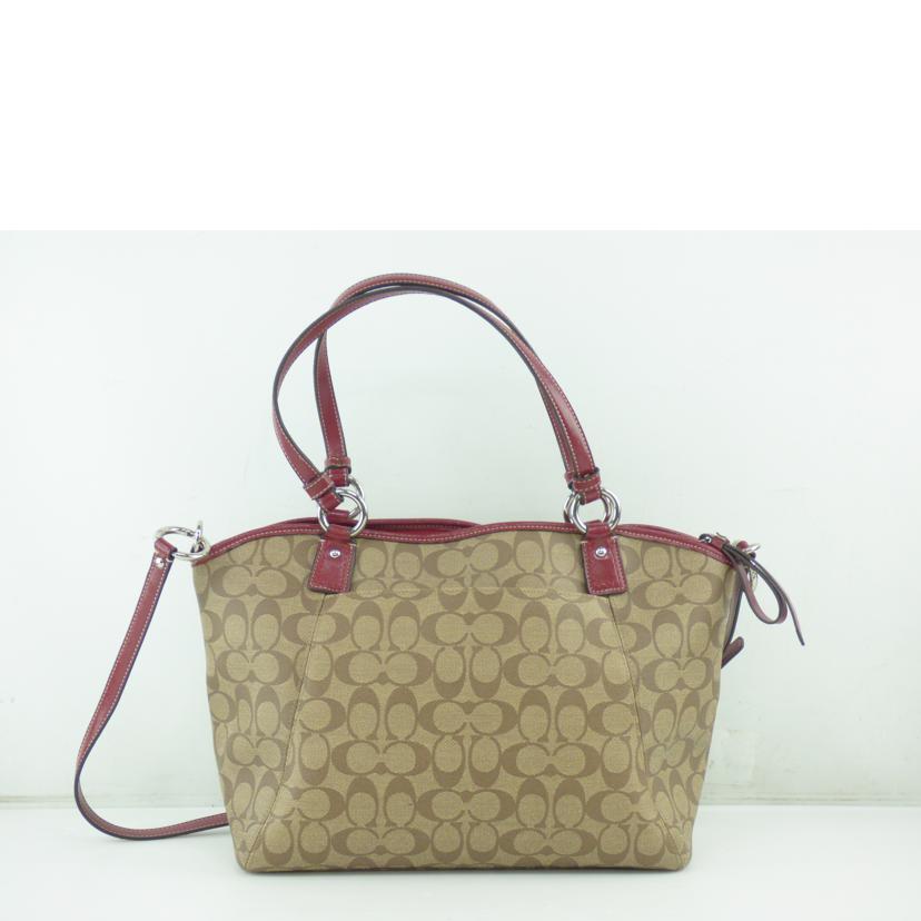 COACH コーチ/シグネチャーPVCレザー2WAYトートバッグ/F19816//J12**/ABランク/64