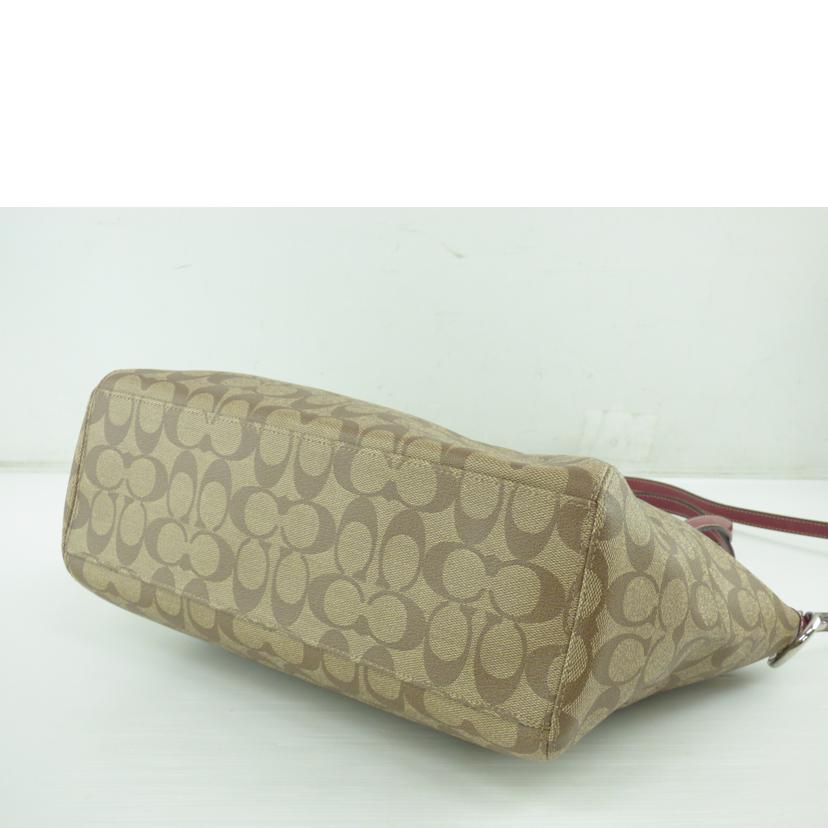 COACH コーチ/シグネチャーPVCレザー2WAYトートバッグ/F19816//J12**/ABランク/64