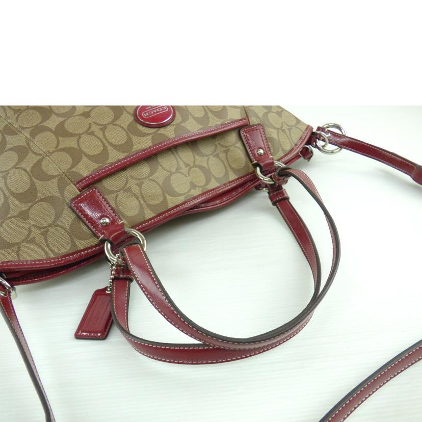 COACH コーチ/シグネチャーPVCレザー2WAYトートバッグ/F19816//J12**/ABランク/64