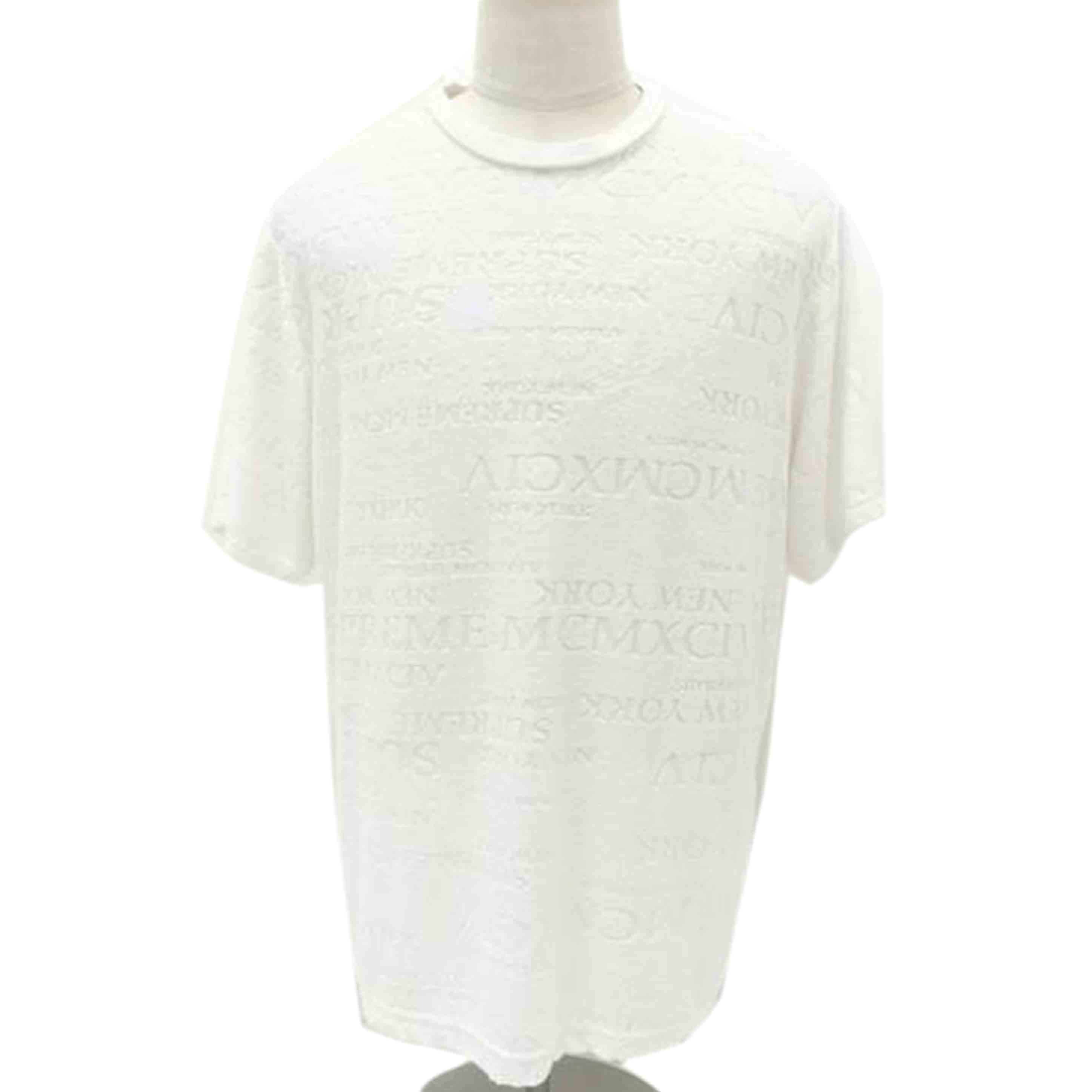 SUPREME シュプリーム/パイル生地Tシャツ/白//ABランク/88