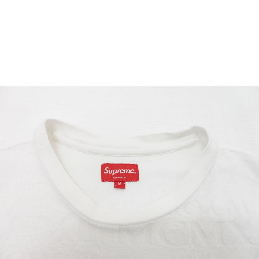 SUPREME シュプリーム/パイル生地Tシャツ/白//ABランク/88