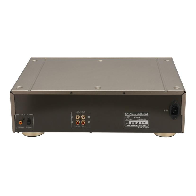 DENON デノン /CDプレーヤー/DCD-1650AZ//1091511173/Bランク/09