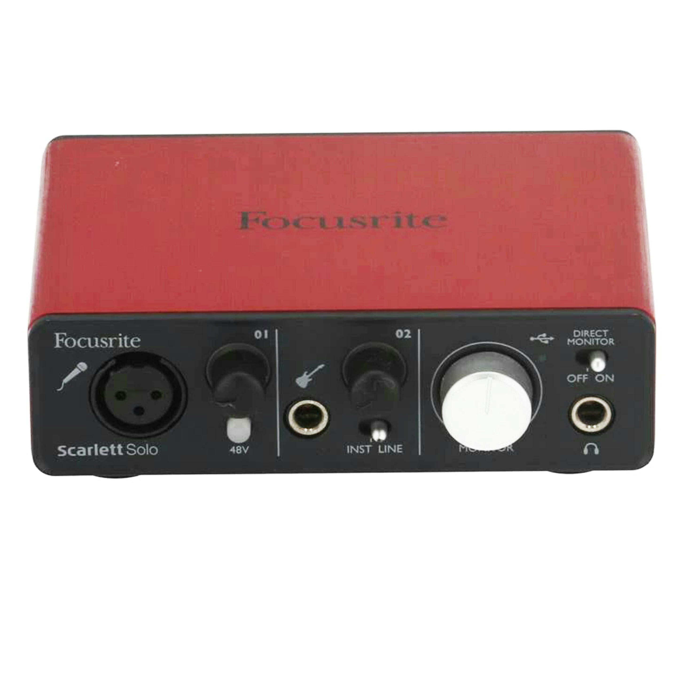 Focusrite フォーカスライト /オーディオインターフェース/Scarlett Solo(Gen1)//T76432507241/Bランク/67