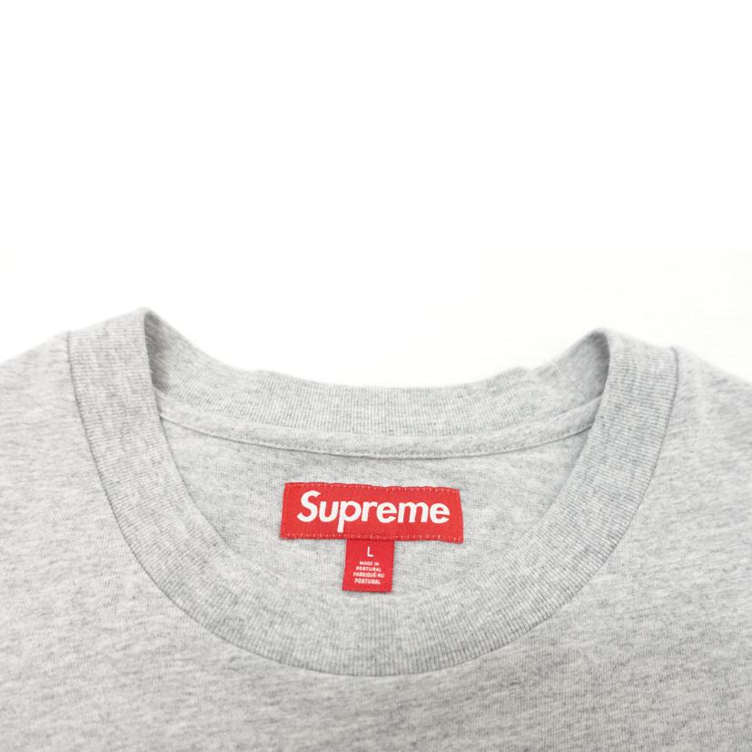 supreme シュプリーム/刺繍ロゴTシャツ/グレー//ABランク/88
