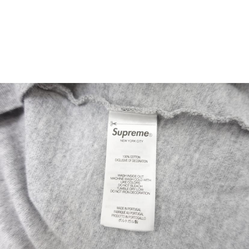 supreme シュプリーム/刺繍ロゴTシャツ/グレー//ABランク/88