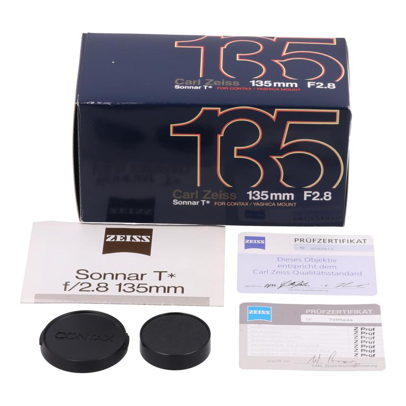 CONTAX コンタックス /交換レンズ/135mm/Sonnar T* 135mm F2.8 (MMJ)//8080611/Bランク/62