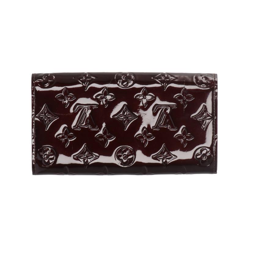 LV ルイ・ヴィトン/ポルトフォイユ・サラ/ヴェルニ/アマラント/M93524//TN3***/Aランク/18