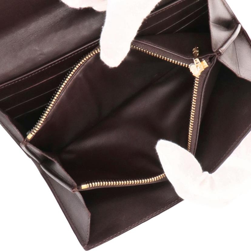 LV ルイ・ヴィトン/ポルトフォイユ・サラ/ヴェルニ/アマラント/M93524//TN3***/Aランク/18