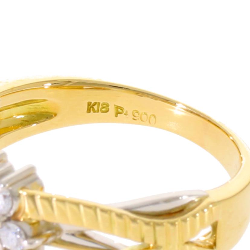/ K18/PT900ダイヤリング0.20ct//Aランク/05