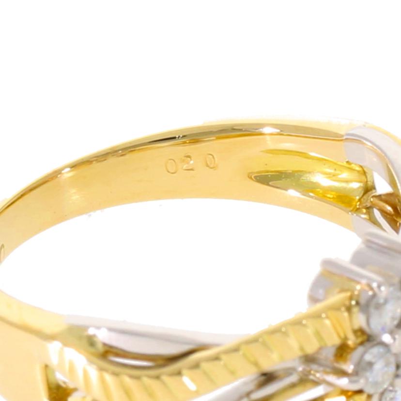 / K18/PT900ダイヤリング0.20ct//Aランク/05