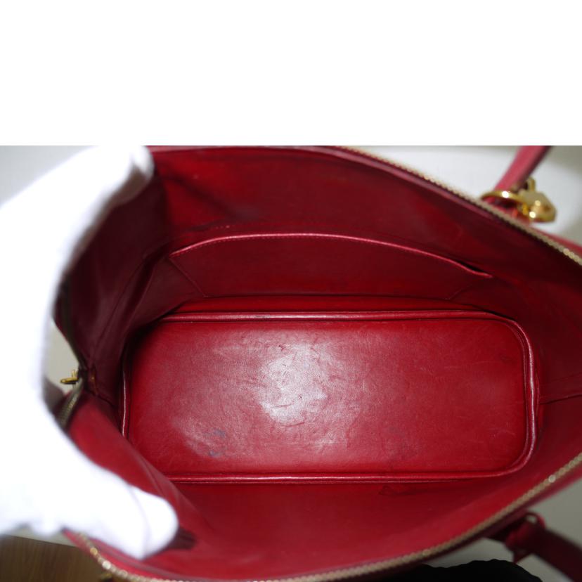 HERMES エルメス/ボリード37/エプソン/レッド系//□C(*****/Bランク/69