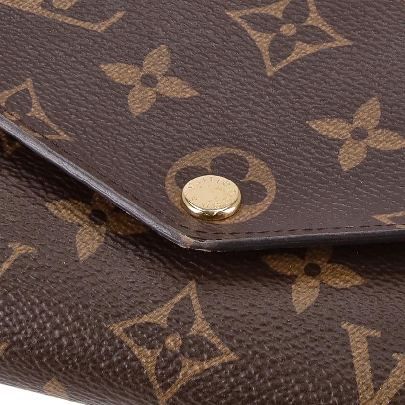 LV ルイヴィトン/ポルトフォイユ・サラ/モノグラム/フューシャ/M62234//RFI*/Bランク/75