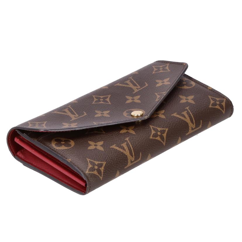 LV ルイヴィトン/ポルトフォイユ・サラ/モノグラム/フューシャ/M62234//RFI*/Bランク/75