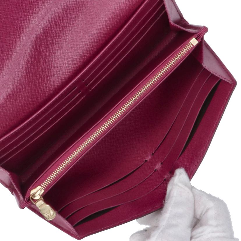 LV ルイヴィトン/ポルトフォイユ・サラ/モノグラム/フューシャ/M62234//RFI*/Bランク/75