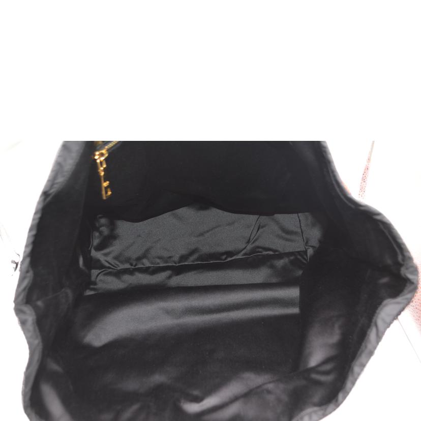 PRADA プラダ/マルチボーダーラインスパンコールレザートート//110/ABランク/89