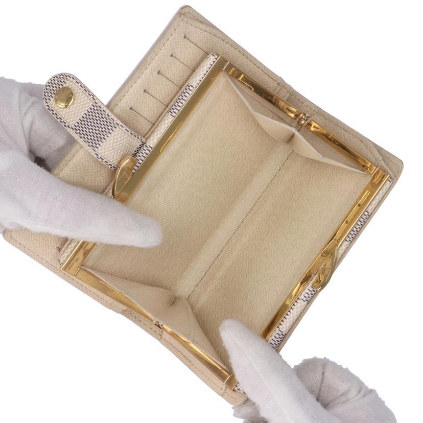 LV/ポルトフォイユ・ヴィエノワ/ダミエアズール/N61676//MI2***/ABランク/75