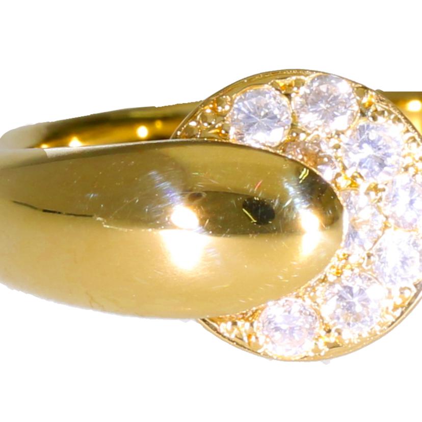 MIKIMOTO/◎K18PERLITAダイヤリング0.34ct #11//ABランク/59