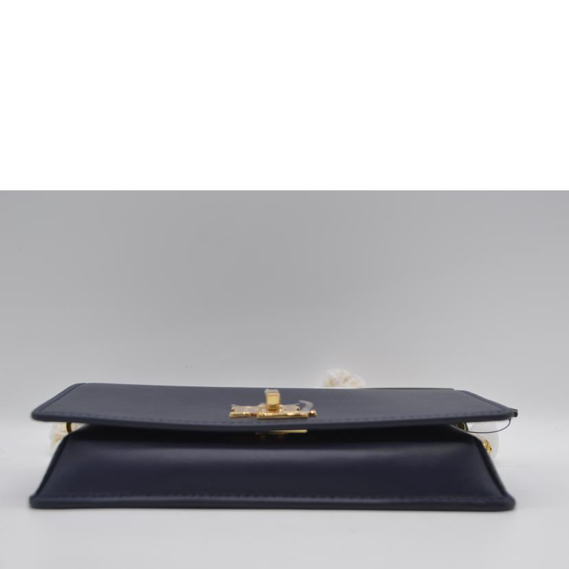 RALPH LAUREN ラルフローレン/ロゴターンロックチェーンレザーショルダー/WARSLGCB20039//Sランク/89