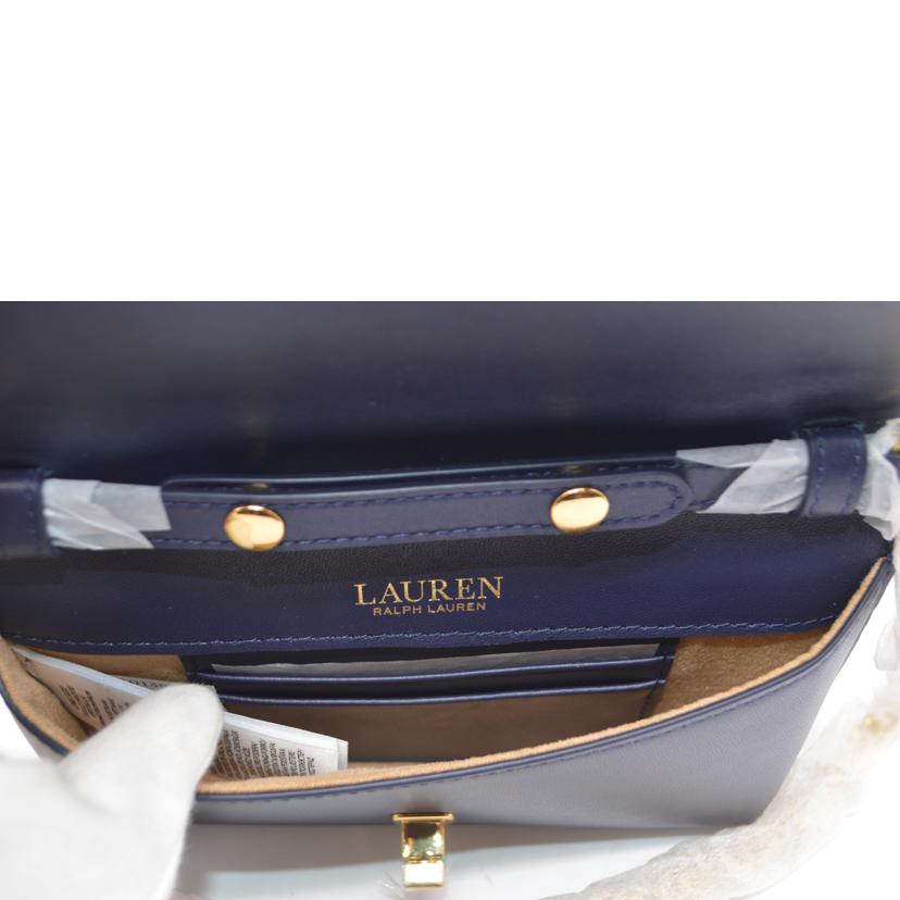 RALPH LAUREN ラルフローレン/ロゴターンロックチェーンレザーショルダー/WARSLGCB20039//Sランク/89