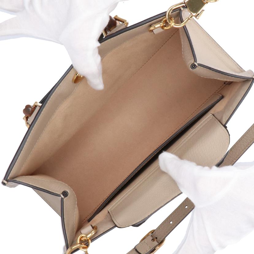 GUCCI グッチ/ダイアナスモールバンブーレザー2wayショルダー/702721//493***/SAランク/18