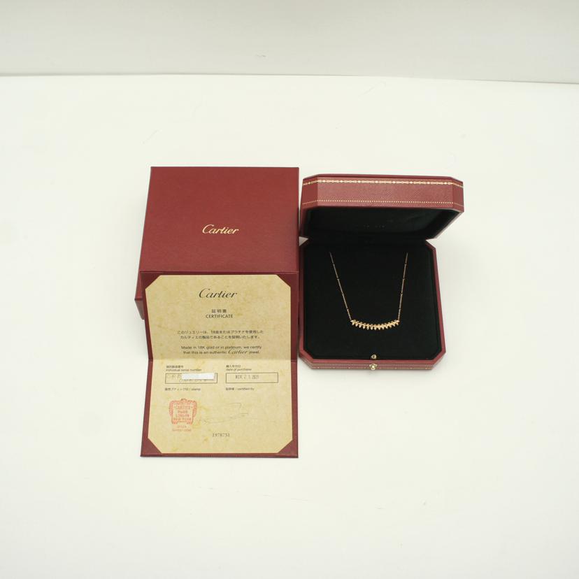 Caryier カルティエ/750PG クラッシュドゥカルティエSMネックレス/7.8/CRB7224744//OMK058/Aランク/75