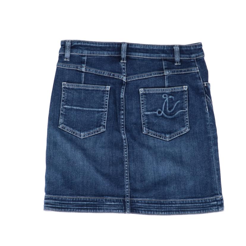 LV/25 ルイヴィトン/LV デニムスカート/インディゴ/#36//ABランク/75