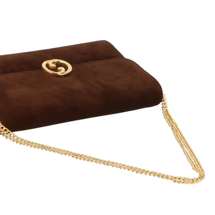 GUCCI グッチ/オールドグッチ スエードチェーンハンドバッグ//Aランク/09