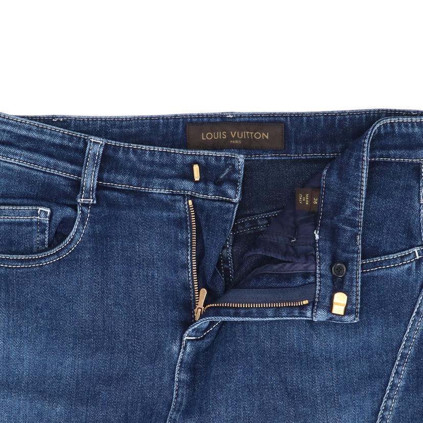LV/25 ルイヴィトン/LV デニムスカート/インディゴ/#36//ABランク/75