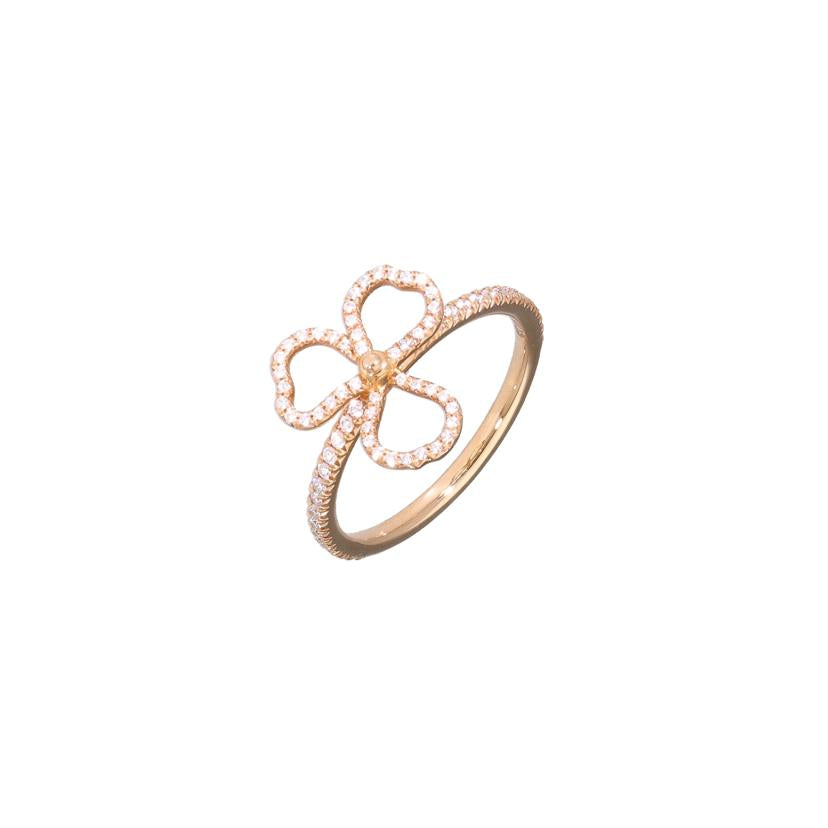 TIFFANY&Co./◎Au750 ペーパーオープンフラワーダイヤR#9//ABランク/77