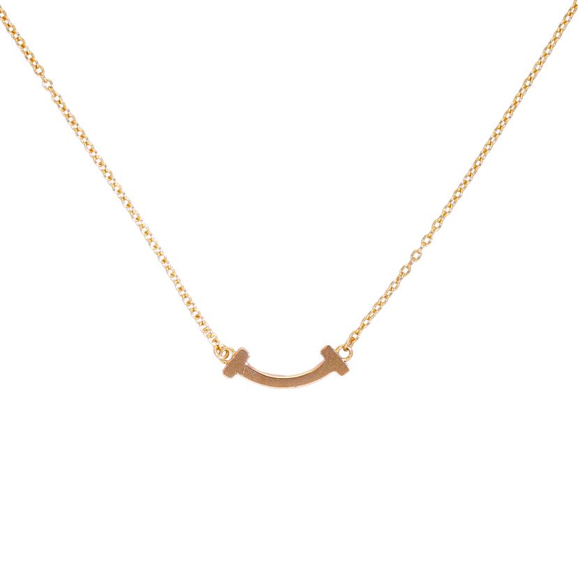TIFFANY&Co ティファニー/TIFFANY/AU750Tスマイルミニネックレス /2.2//40.5-45.5cm/ABランク/75
