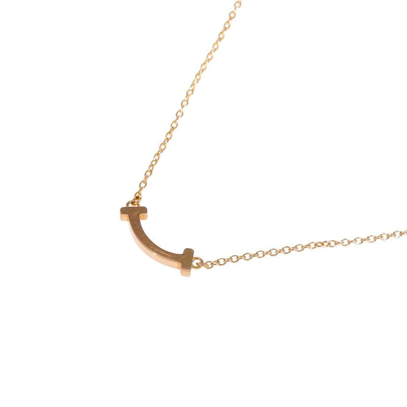 TIFFANY&Co ティファニー/TIFFANY/AU750Tスマイルミニネックレス /2.2//40.5-45.5cm/ABランク/75