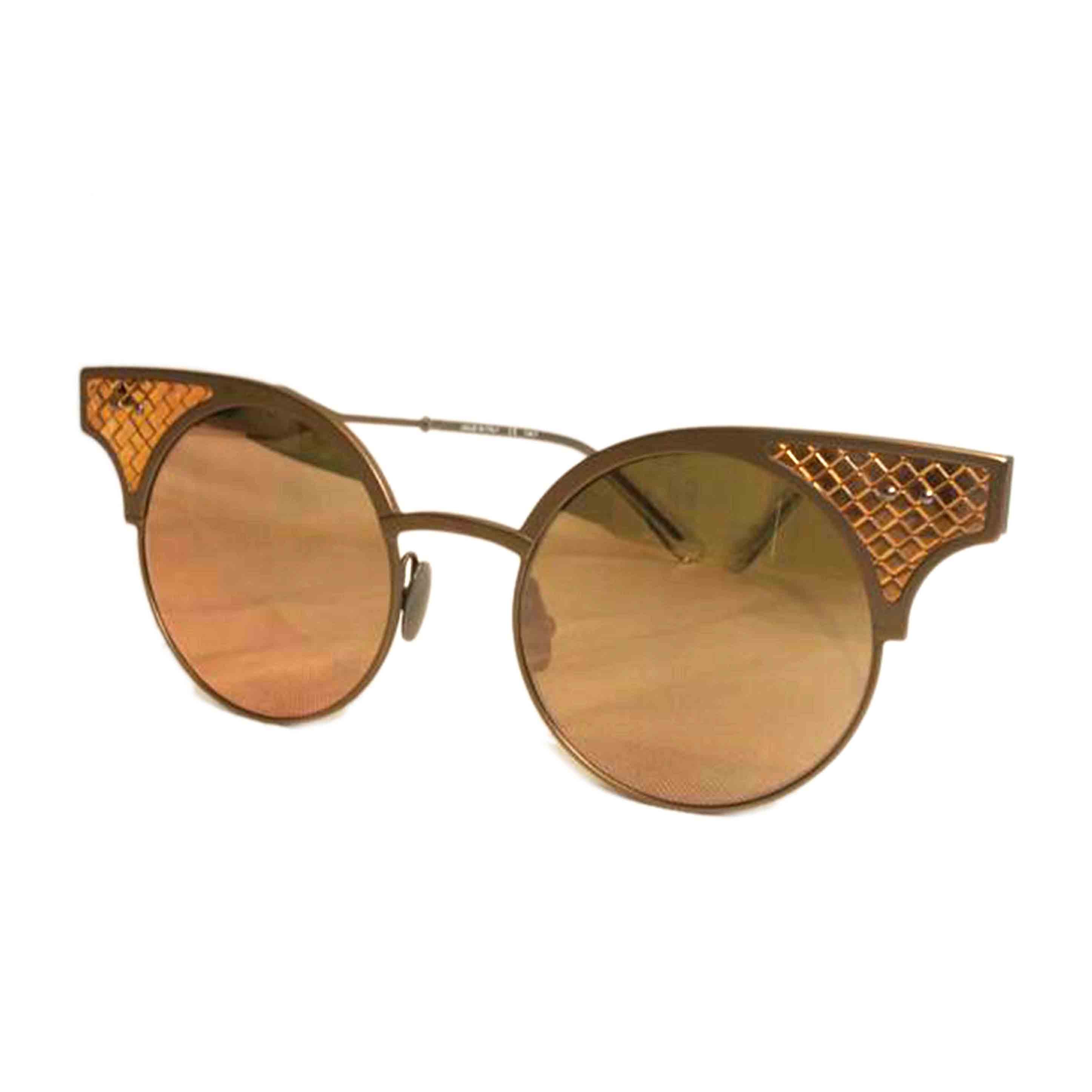 BOTTEGA VENETA ボッテガヴェネタ/30本限定K18ローズゴールド使用サングラス/BV15//01/30/Aランク/92